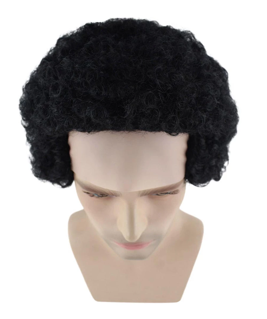 HPO Curly Bald Mens Wig | Cosplay Halloween Wig | Premium Breathable Capless Cap Men's 8 HPO Curly Bald Mens Wig | Cosplay Halloween Wig | Premium Breathable Capless Cap Men's