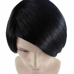 HPO King Of Pop Mens Wig | Black Pop Star Celebrity Wig | Premium Breathable Capless Cap Men's 17 HPO King Of Pop Mens Wig | Black Pop Star Celebrity Wig | Premium Breathable Capless Cap Men's