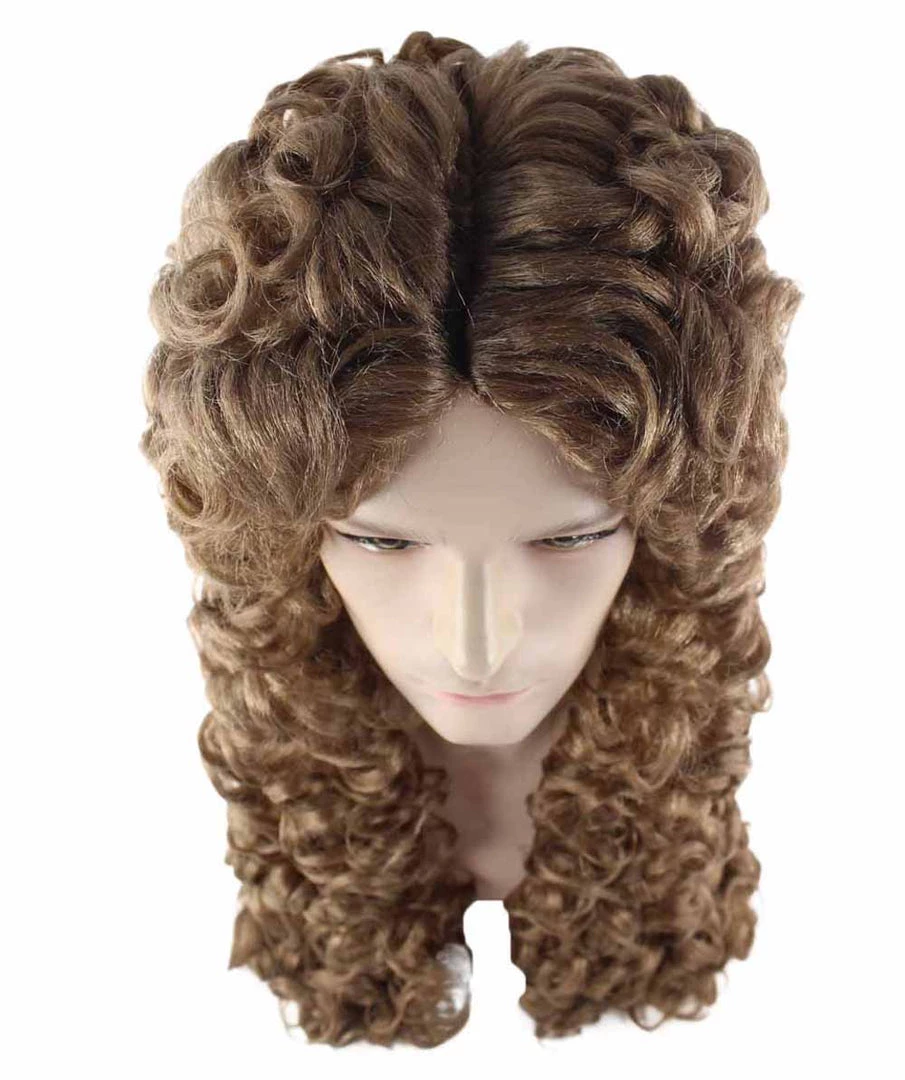 HPO Nobleman Mens Wig | Brown Cosplay Halloween Wig | Premium Breathable Capless Cap 7 HPO Nobleman Mens Wig | Brown Cosplay Halloween Wig | Premium Breathable Capless Cap