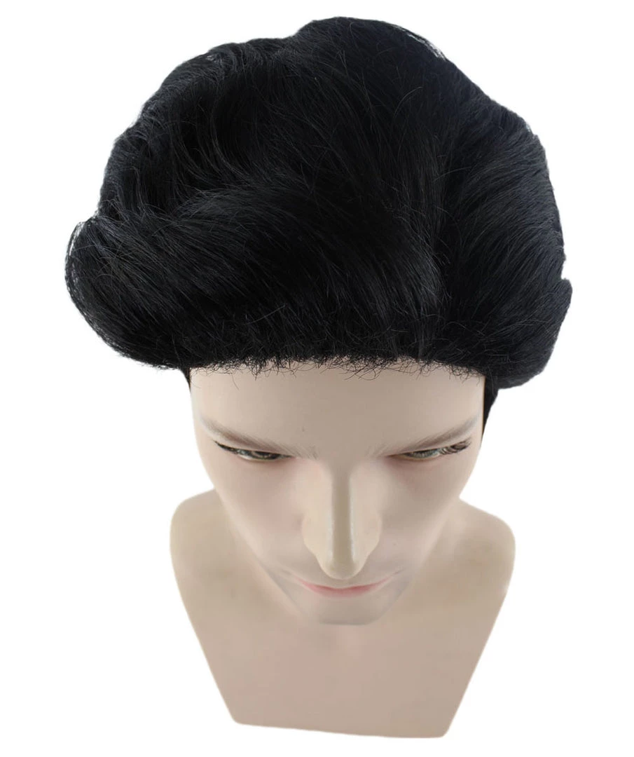 HPO Vampire Mens Wig | Black Celebrity Cosplay Halloween Wig | Premium Breathable Capless Cap 8 HPO Vampire Mens Wig | Black Celebrity Cosplay Halloween Wig | Premium Breathable Capless Cap
