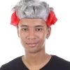 HPO 18th Century Wig | Red & Grey Historical Wig | Premium Breathable Capless Cap Men's Wigs