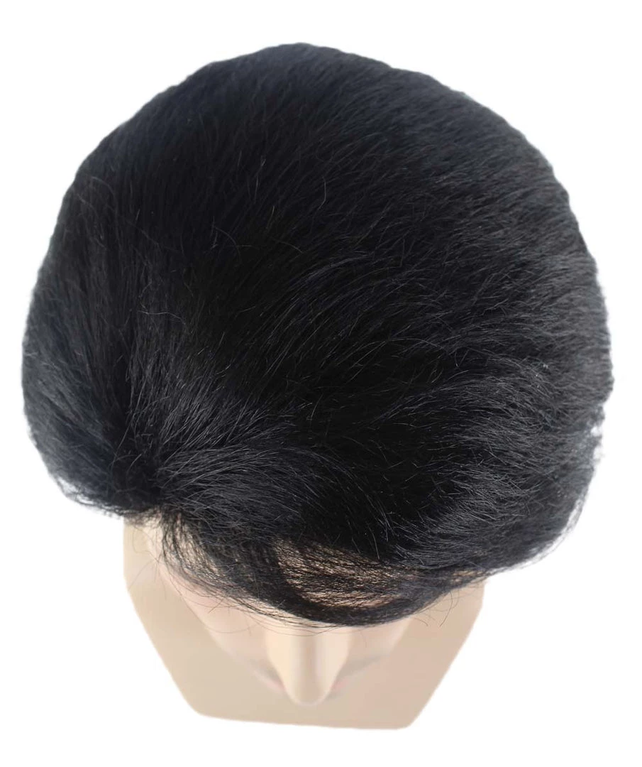 HPO Men's Mens Singer Wig | Black Celebrity Wig | Premium Breathable Capless Cap 7 HPO Men's Mens Singer Wig | Black Celebrity Wig | Premium Breathable Capless Cap
