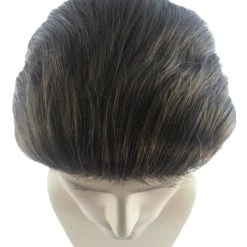 HPO Vampire Mens Wig | Black All Back Cosplay Halloween Wig | Premium Breathable Capless Cap Men's