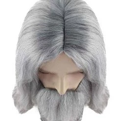 HPO Film Pirate Mens Wig And Full Beard Set | Cosplay Halloween Wig | Multiple Colors | Premium Breathable Capless Cap