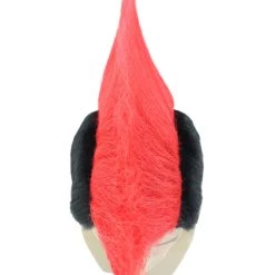 HPO Men's Red And Black Mens Mohawk Wig | Cosplay Halloween Wig | Premium Breathable Capless Cap 15 HPO Men's Red And Black Mens Mohawk Wig | Cosplay Halloween Wig | Premium Breathable Capless Cap