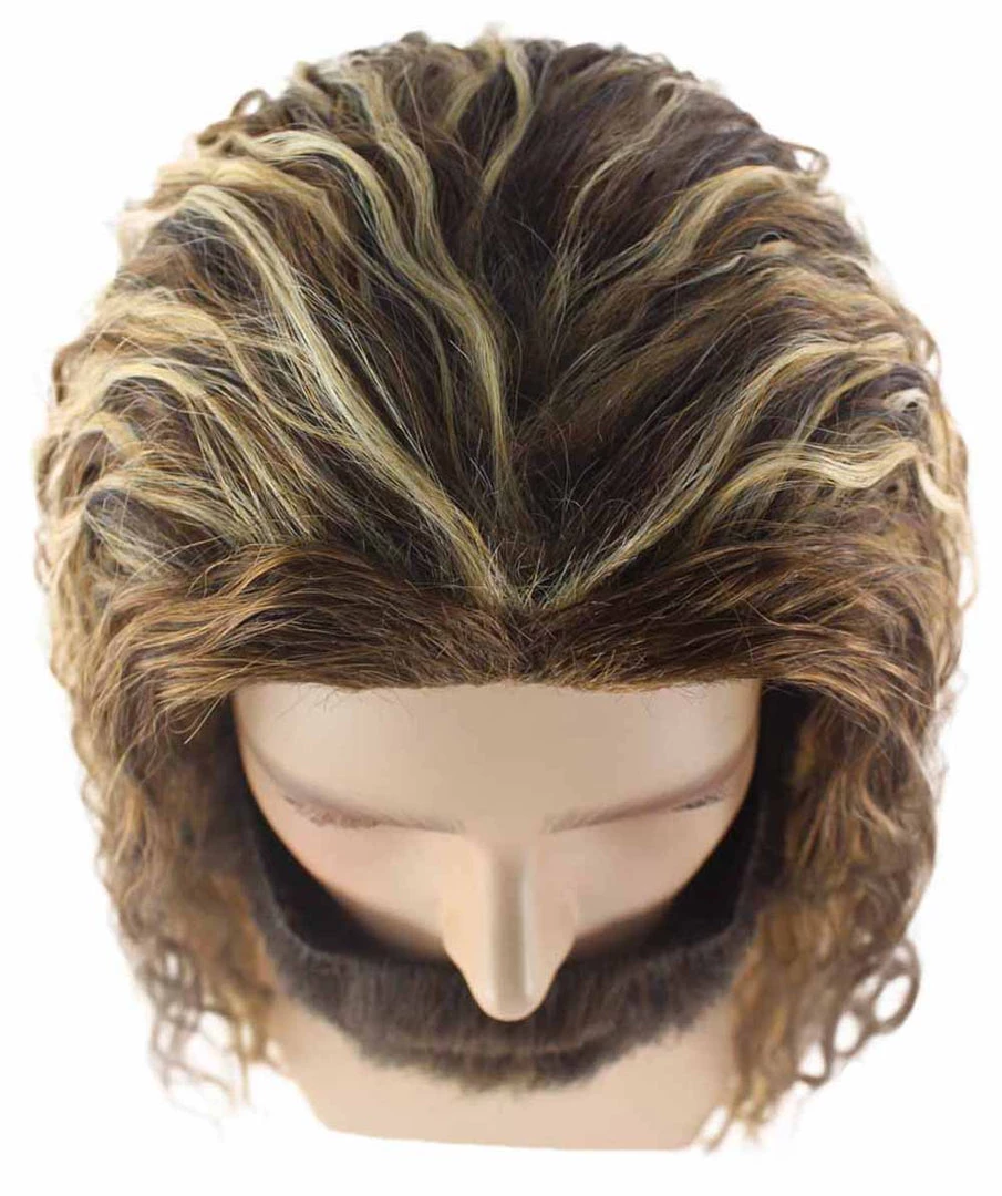 HPO Men's Sea Hero Wig & Beard Set | Cosplay Halloween Wig | Premium Breathable Capless Cap 10 HPO Men's Sea Hero Wig & Beard Set | Cosplay Halloween Wig | Premium Breathable Capless Cap