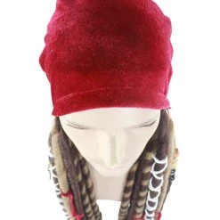 HPO Pirate Pete Mens Wig | Cosplay Halloween Wig With Red Cap Men's