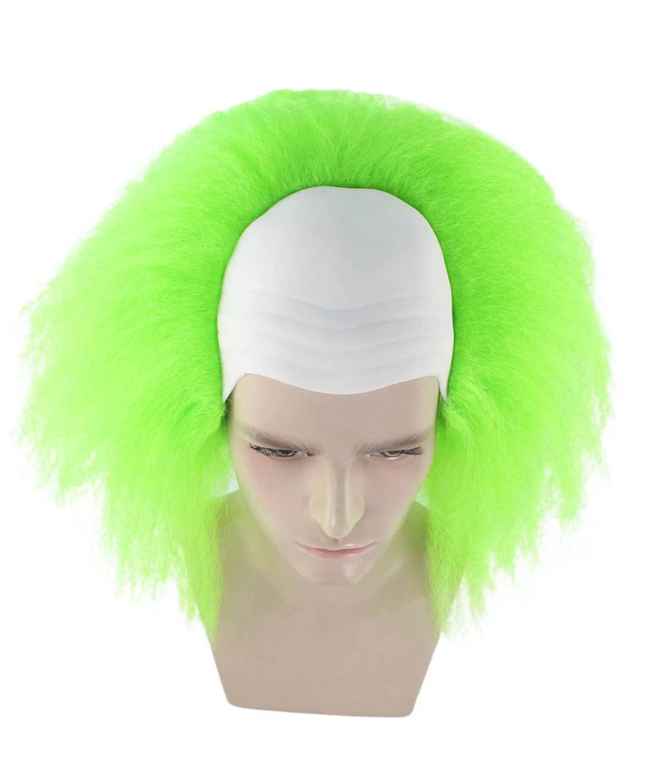 HPO Scary Green Clown Mens Killer Wig | Cosplay Halloween Wig 7 HPO Scary Green Clown Mens Killer Wig | Cosplay Halloween Wig