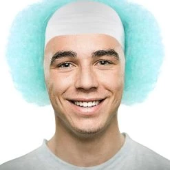 HPO Unisex Scary Bald Clown Afro Wigs Collections | Halloween Wigs Women's 52 HPO Unisex Scary Bald Clown Afro Wigs Collections | Halloween Wigs Women's