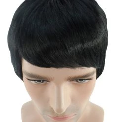 HPO Movie Day Of The Dead | Black Movie Mens Wig | Premium Breathable Capless Cap Men's 17 HPO Movie Day Of The Dead | Black Movie Mens Wig | Premium Breathable Capless Cap Men's