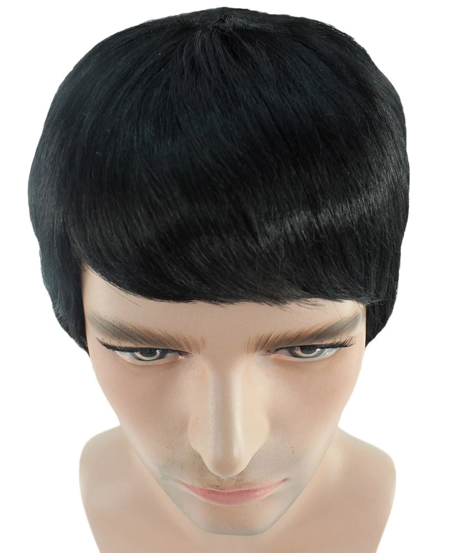 HPO Movie Day Of The Dead | Black Movie Mens Wig | Premium Breathable Capless Cap Men's 8 HPO Movie Day Of The Dead | Black Movie Mens Wig | Premium Breathable Capless Cap Men's