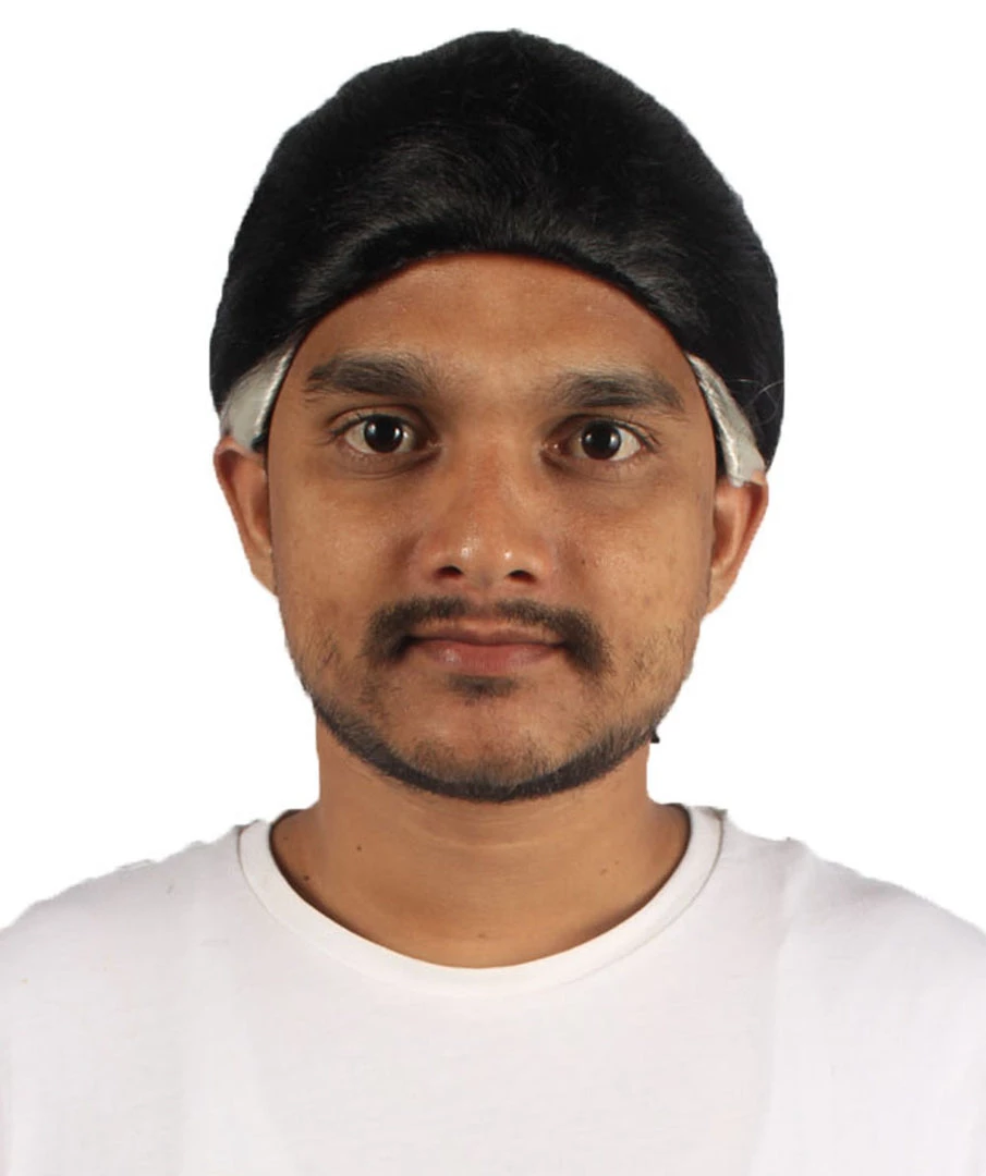 HPO Men's Men Style Rock Star Black Wig | Premium Breathable Capless Cap 2 HPO Men's Men Style Rock Star Black Wig | Premium Breathable Capless Cap