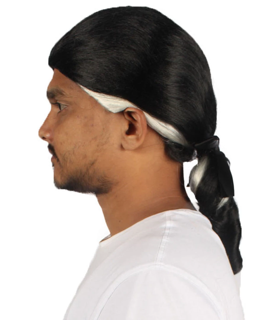 HPO Men's Men Style Rock Star Black Wig | Premium Breathable Capless Cap 4 HPO Men's Men Style Rock Star Black Wig | Premium Breathable Capless Cap