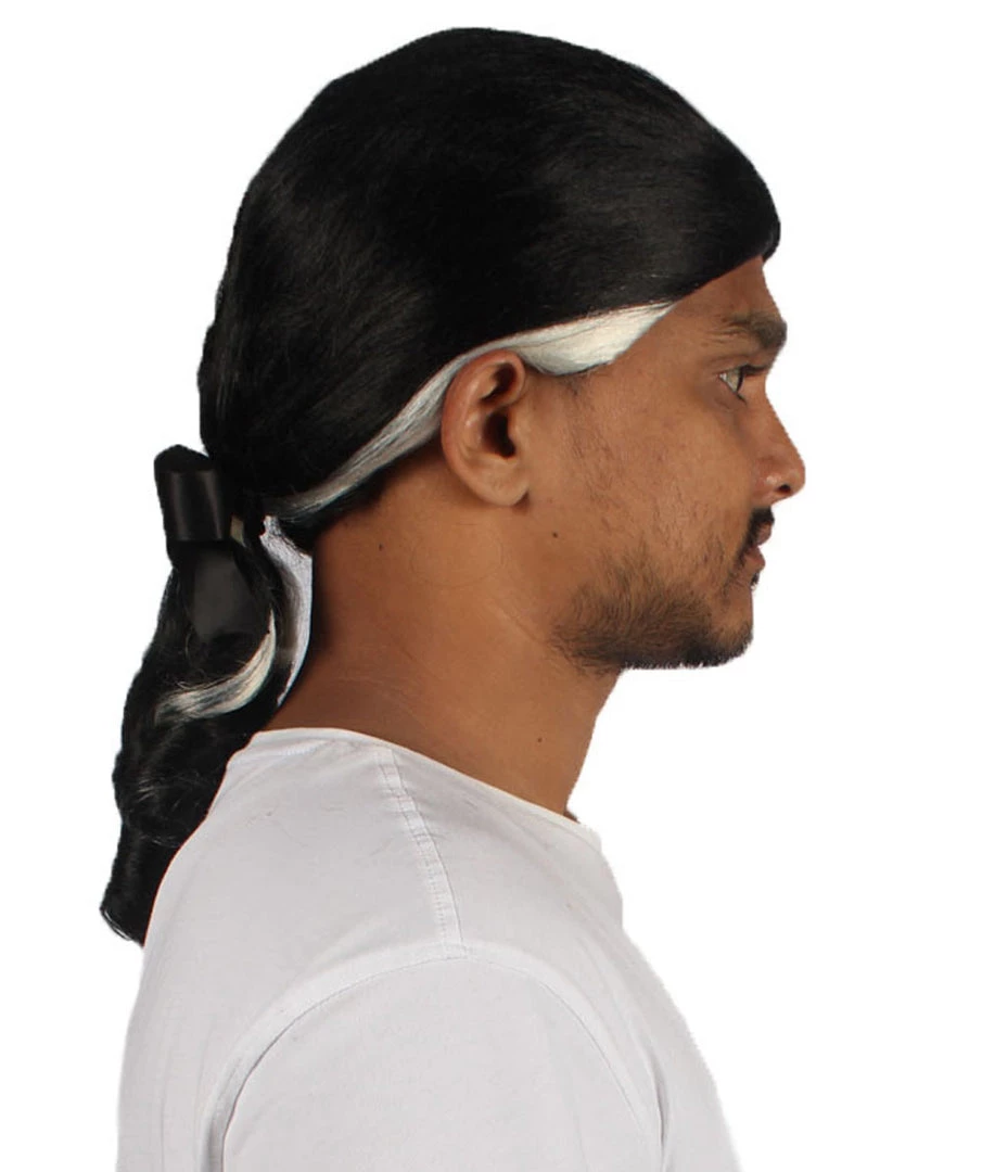 HPO Men's Men Style Rock Star Black Wig | Premium Breathable Capless Cap 6 HPO Men's Men Style Rock Star Black Wig | Premium Breathable Capless Cap