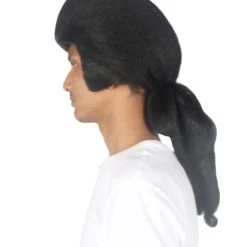 HPO Men's Mens Colonial Wavy Judge Black Historical Wigs | Premium Breathable Capless Cap 10 HPO Men's Mens Colonial Wavy Judge Black Historical Wigs | Premium Breathable Capless Cap