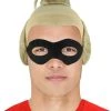 HPO Men's Superhero Family Mens Wig | Wig With Mask Set | TV/Movie Wigs
