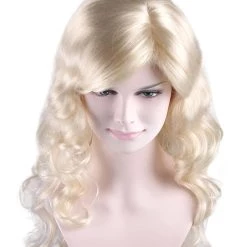 HPO Men's Adult Womens Wig | Curly Long Princess Blonde Cosplay Halloween Wig | Premium Breathable Capless Cap 15 HPO Men's Adult Womens Wig | Curly Long Princess Blonde Cosplay Halloween Wig | Premium Breathable Capless Cap
