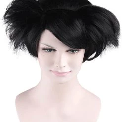 HPO Susanna Wig | Womens Short Black Character Cosplay Halloween Wig | Premium Breathable Capless Cap Men's 15 HPO Susanna Wig | Womens Short Black Character Cosplay Halloween Wig | Premium Breathable Capless Cap Men's