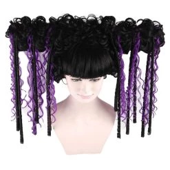 HPO Men's Deluxe Witch Womens Wig | Gothic Horror Cosplay Halloween Wig | Premium Breathable Capless Cap 15 HPO Men's Deluxe Witch Womens Wig | Gothic Horror Cosplay Halloween Wig | Premium Breathable Capless Cap