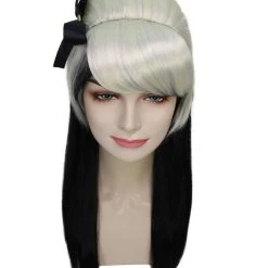 HPO Men's New Rave Long Womens Wig | Blonde Black Long Cosplay Halloween Wig | Premium Breathable Capless Cap 15 HPO Men's New Rave Long Womens Wig | Blonde Black Long Cosplay Halloween Wig | Premium Breathable Capless Cap