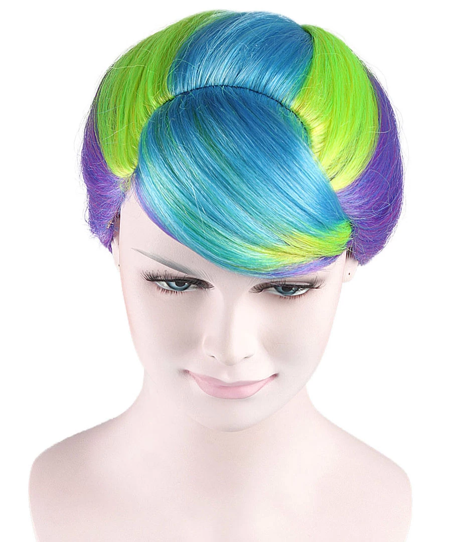 HPO Colorful Babe Sexy Womens Wig | Braided Cosplay Halloween Wig | Premium Breathable Capless Cap Men's 5 HPO Colorful Babe Sexy Womens Wig | Braided Cosplay Halloween Wig | Premium Breathable Capless Cap Men's