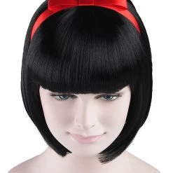 BC Cosplay Princess Snow Wig | Black Character Cosplay Halloween Wig | Premium Breathable Capless Cap 33 BC Cosplay Princess Snow Wig | Black Character Cosplay Halloween Wig | Premium Breathable Capless Cap