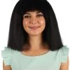 HPO Australian Singer Womens Wig | Black Large Celebrity Cosplay Wigs | Premium Breathable Capless Cap Women's