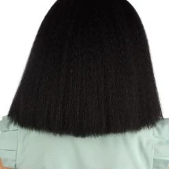 HPO Australian Singer Womens Wig | Black Large Celebrity Cosplay Wigs | Premium Breathable Capless Cap Women's 12 HPO Australian Singer Womens Wig | Black Large Celebrity Cosplay Wigs | Premium Breathable Capless Cap Women's