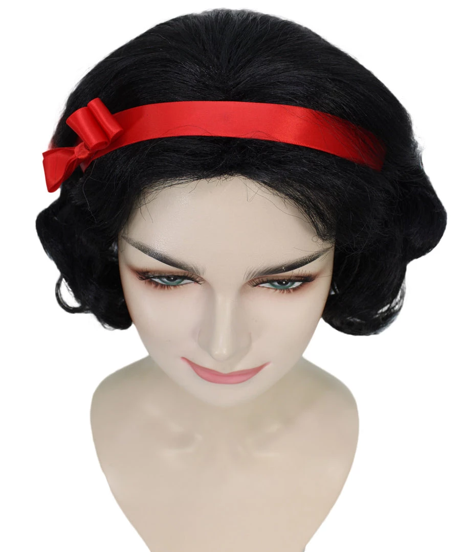 HPO Men's Princess Womens Wig | Black Short Queen Wig | Premium Breathable Capless Cap 7 HPO Men's Princess Womens Wig | Black Short Queen Wig | Premium Breathable Capless Cap