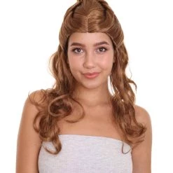HPO Princess Womens Prestige Wig | Cosplay Wig | Premium Breathable Capless Cap Men's