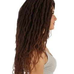 HPO Deluxe Locks Womens Wig | Character Halloween Wig | Premium Breathable Capless Cap