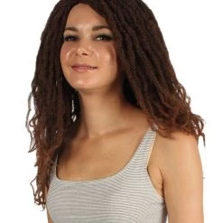 HPO Deluxe Locks Womens Wig | Character Halloween Wig | Premium Breathable Capless Cap