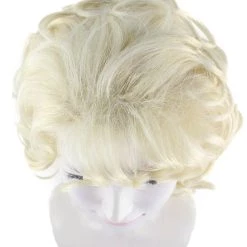 HPO 51's Curly Womens Wig | Blonde Vintage Wig | Premium Breathable Capless Cap Women's 15 HPO 51's Curly Womens Wig | Blonde Vintage Wig | Premium Breathable Capless Cap Women's