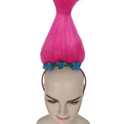 HPO Women's Princess Womens Headband | Pink Cosplay Wig