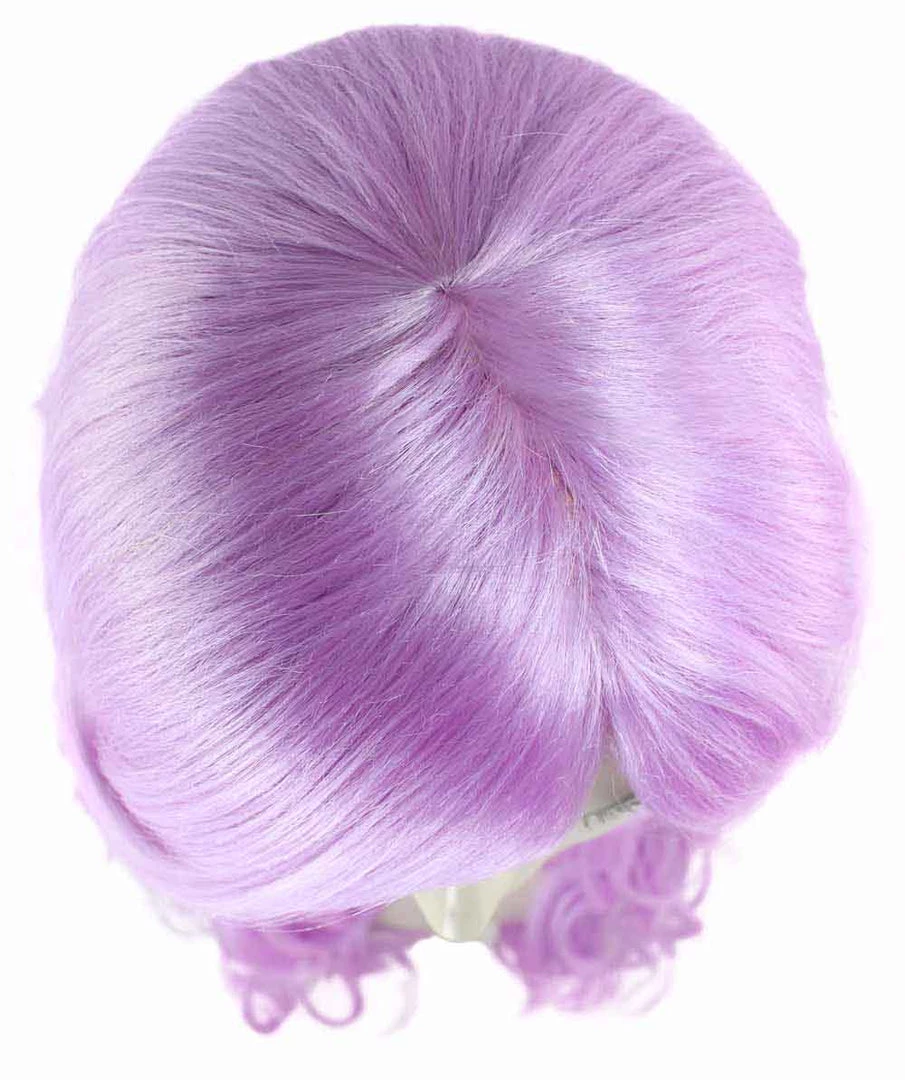 HPO Long Curly Wig | Women's Purple Wig | Premium Breathable Capless Cap 7 HPO Long Curly Wig | Women's Purple Wig | Premium Breathable Capless Cap
