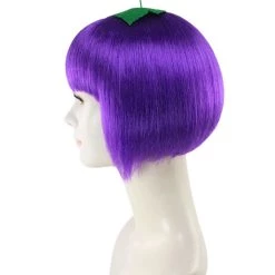 HPO Grape Womens Wig | Short Purple Wig | Premium Breathable Capless Cap