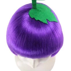 HPO Grape Womens Wig | Short Purple Wig | Premium Breathable Capless Cap