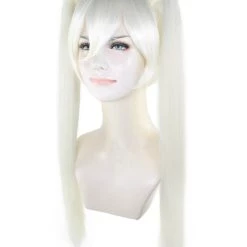 HPO Animation Womens Wig | Long White Wig | Premium Breathable Capless Cap