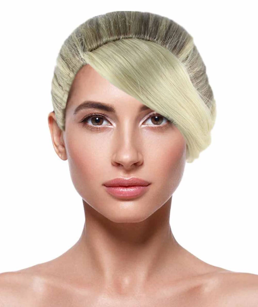 HPO 50's Up Do Womens Wig | Blonde Vintage Wig | Premium Breathable Capless Cap Women's 1 HPO 50's Up Do Womens Wig | Blonde Vintage Wig | Premium Breathable Capless Cap Women's