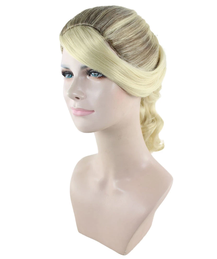 HPO 50's Up Do Womens Wig | Blonde Vintage Wig | Premium Breathable Capless Cap Women's 2 HPO 50's Up Do Womens Wig | Blonde Vintage Wig | Premium Breathable Capless Cap Women's