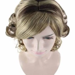 HPO French Kiss Bianca Womens Wig | Fancy Blond Curly Character Halloween Wig | Premium Breathable Capless Cap Women's