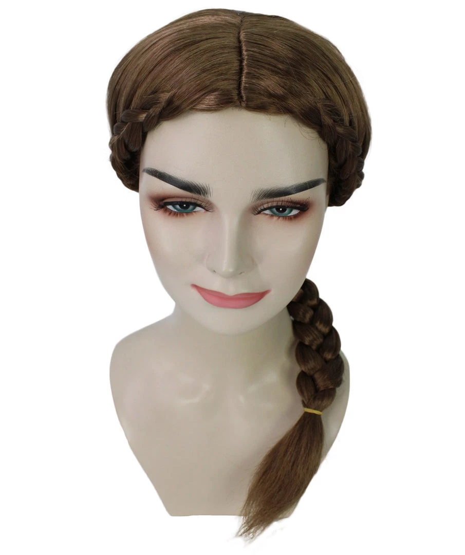 HPO Renaissance Braid Womens Wig | Traditional Colonial Cosplay Wig | Premium Breathable Capless Cap Women's 6 HPO Renaissance Braid Womens Wig | Traditional Colonial Cosplay Wig | Premium Breathable Capless Cap Women's