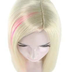 HPO Blonde Pink Rock Star Princess Womens Wig | Long Royal Cosplay Halloween Wig | Premium Breathable Capless Cap Women's 15 HPO Blonde Pink Rock Star Princess Womens Wig | Long Royal Cosplay Halloween Wig | Premium Breathable Capless Cap Women's