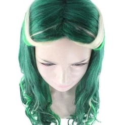 HPO Zombie Womens Wig | Green Sexy Cosplay Party Halloween Wig | Premium Breathable Capless Cap 15 HPO Zombie Womens Wig | Green Sexy Cosplay Party Halloween Wig | Premium Breathable Capless Cap
