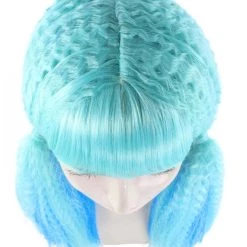 HPO Blue Mix Color Doll Womens Wig | Long Cosplay Halloween Wig | Premium Breathable Capless Cap Women's 15 HPO Blue Mix Color Doll Womens Wig | Long Cosplay Halloween Wig | Premium Breathable Capless Cap Women's