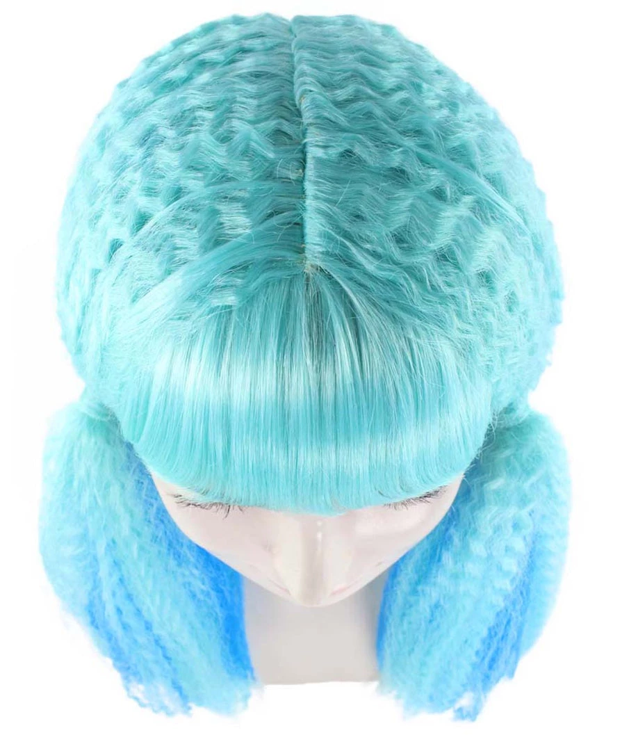 HPO Blue Mix Color Doll Womens Wig | Long Cosplay Halloween Wig | Premium Breathable Capless Cap Women's 7 HPO Blue Mix Color Doll Womens Wig | Long Cosplay Halloween Wig | Premium Breathable Capless Cap Women's