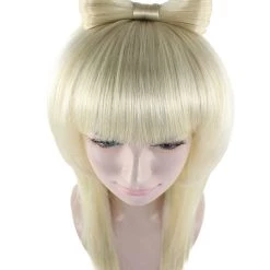 HPO Pop Sensation Womens Wig | Party Ready Blonde Fancy Cosplay Halloween Wig | Premium Breathable Capless Cap 15 HPO Pop Sensation Womens Wig | Party Ready Blonde Fancy Cosplay Halloween Wig | Premium Breathable Capless Cap