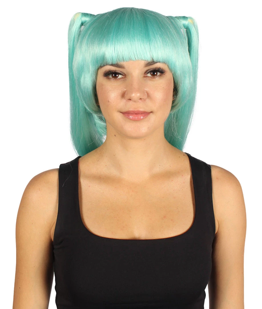 HPO Women's Bella Womens Wig Light Blue | Premium Breathable Capless Cap 1 HPO Women's Bella Womens Wig Light Blue | Premium Breathable Capless Cap