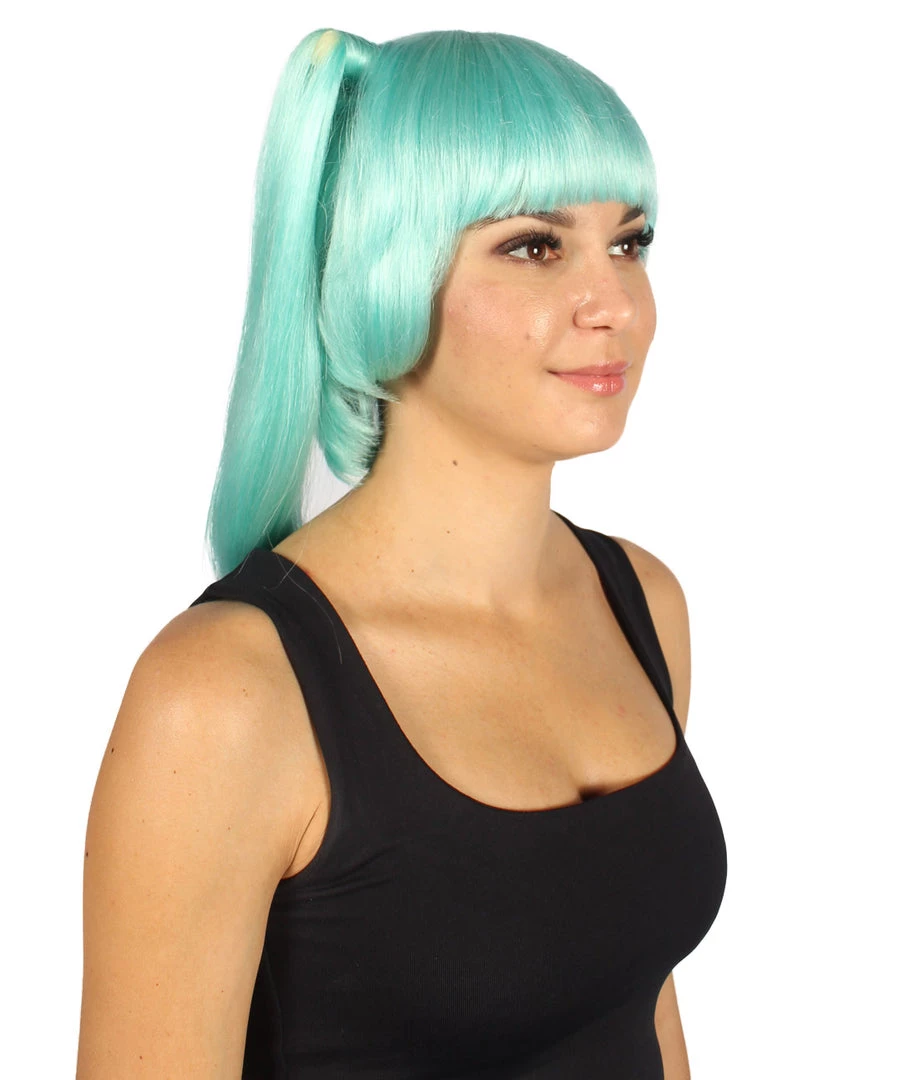 HPO Women's Bella Womens Wig Light Blue | Premium Breathable Capless Cap 6 HPO Women's Bella Womens Wig Light Blue | Premium Breathable Capless Cap