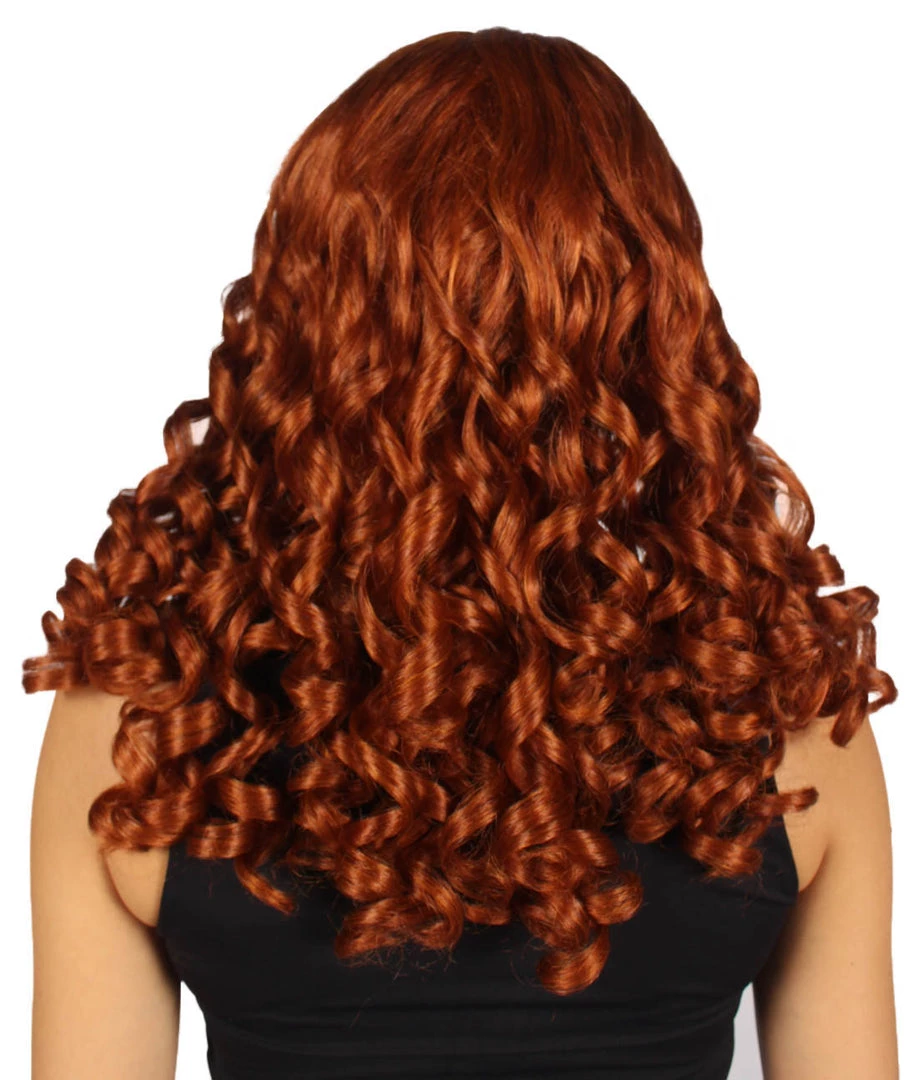 HPO Women Curly Brown Wig | Premium Breathable Capless Cap Women's 4 HPO Women Curly Brown Wig | Premium Breathable Capless Cap Women's